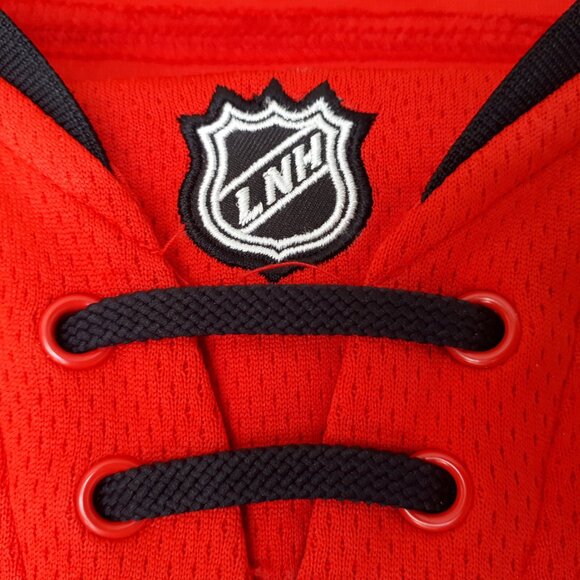 NWT Fanatics Calgary Flames NHL Hockey Home Jersey Red Blank Womens Ladies Size - Picture 4 of 10